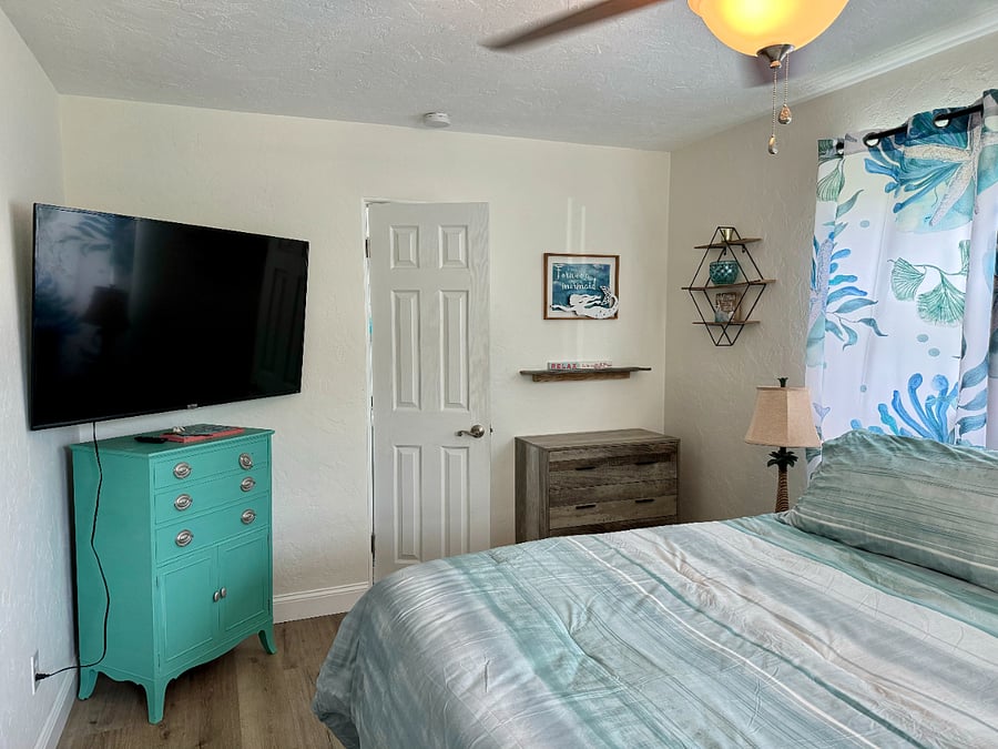 Master Bedroom with Smart TV