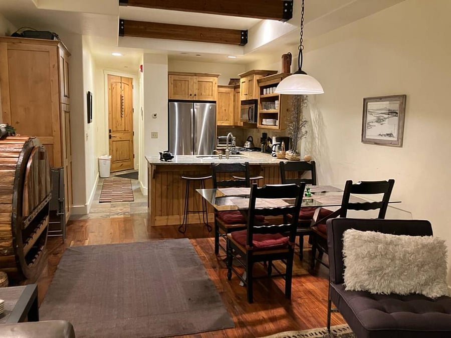 View of Kitchen from Living Room