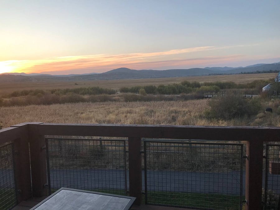 View from Balcony of Larger Bedroom