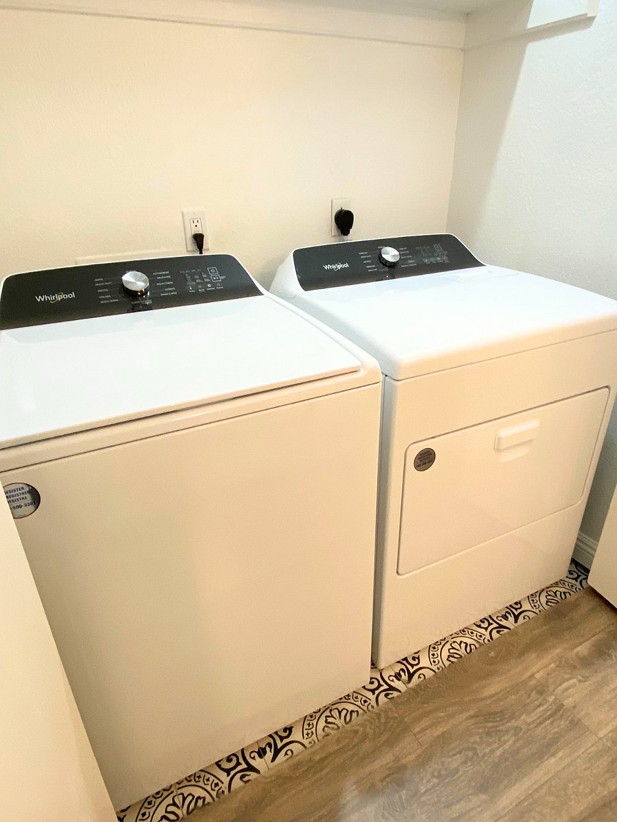 Washer & Dryer inside the home.