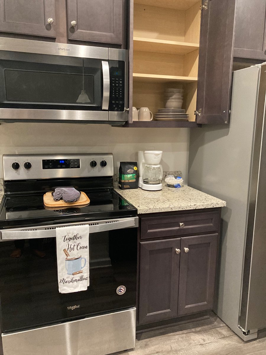 Kitchen photo. There is an island for cooking and a large countertop not included in this picture.