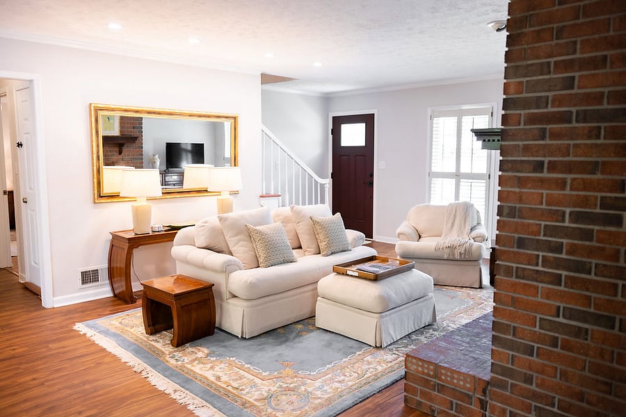 Living room from kitchen