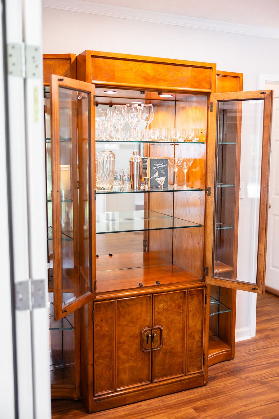 Liquor cabinet in front room