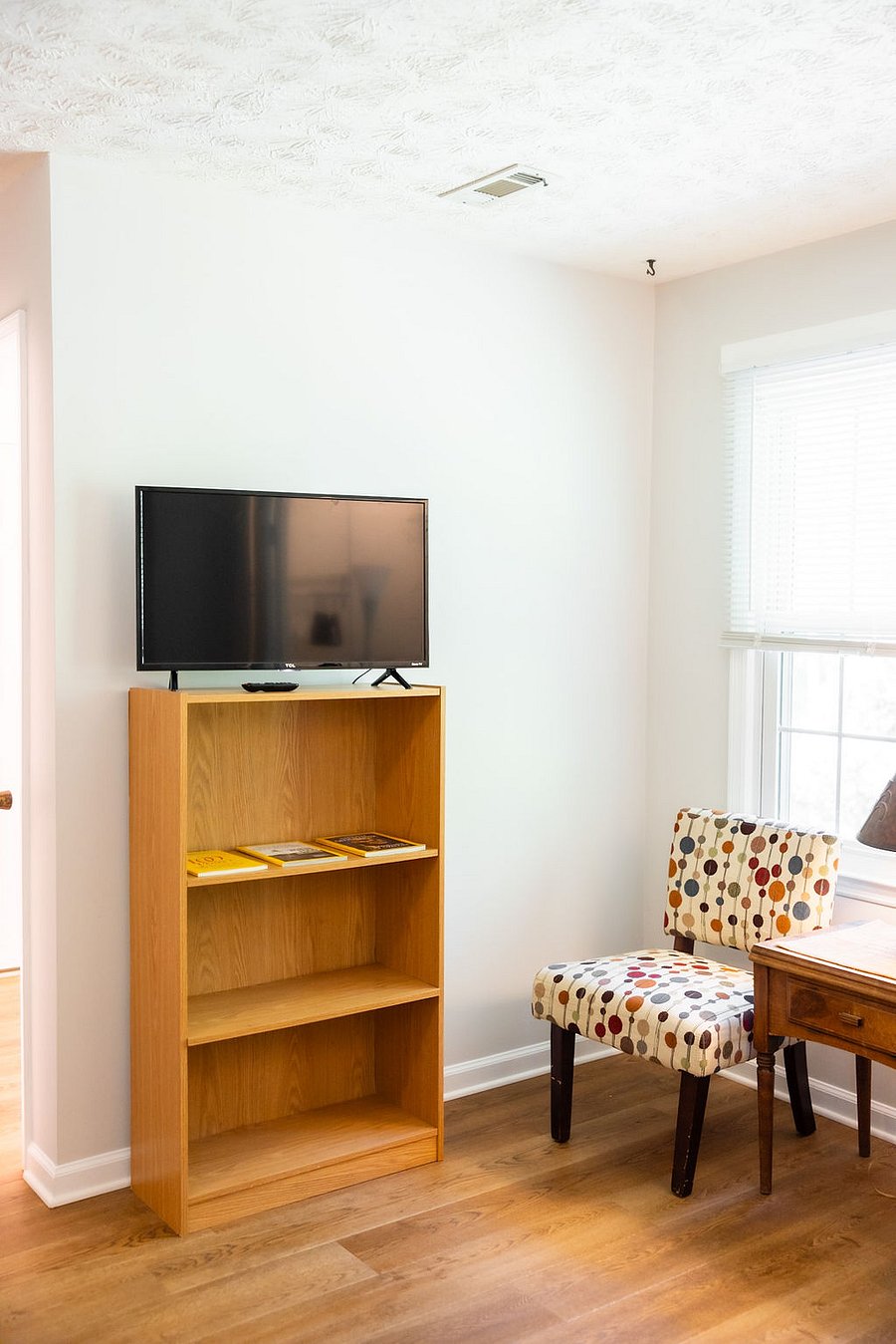 TV upstairs right