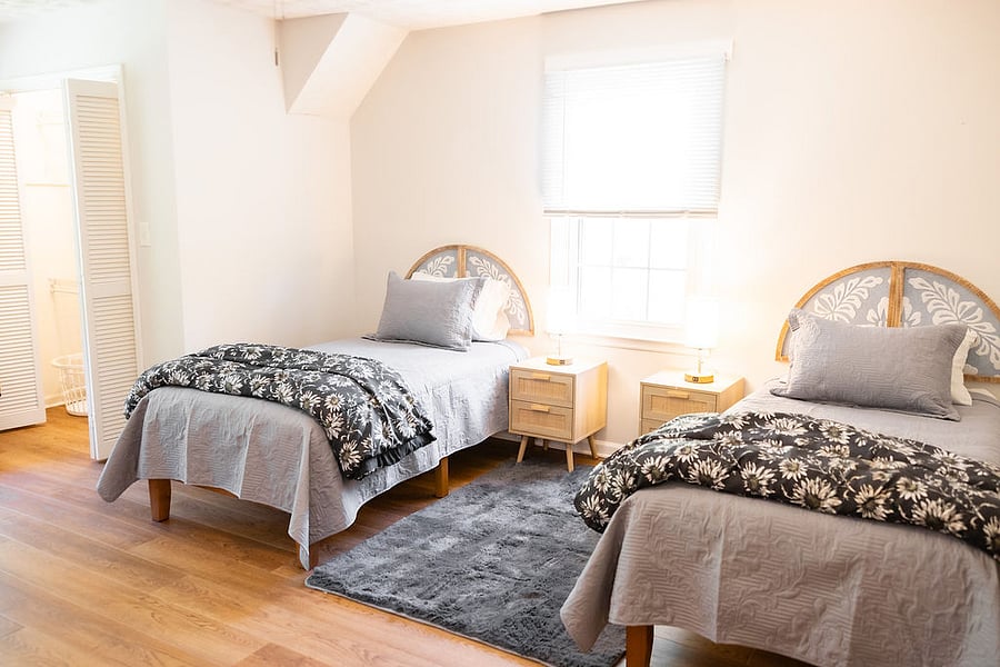 Beds upstairs right 