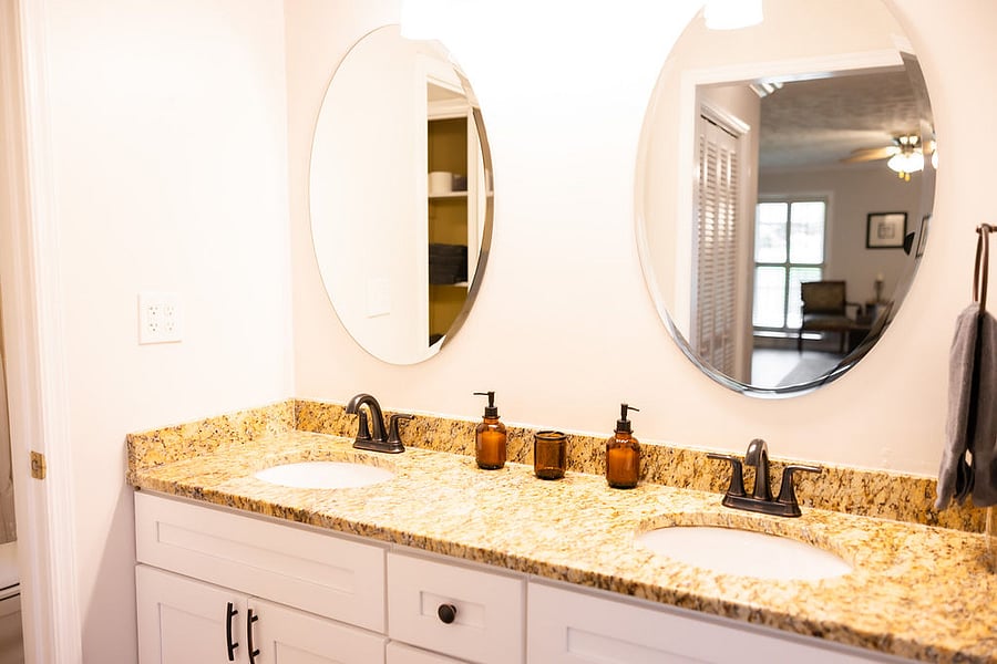 Master double vanity