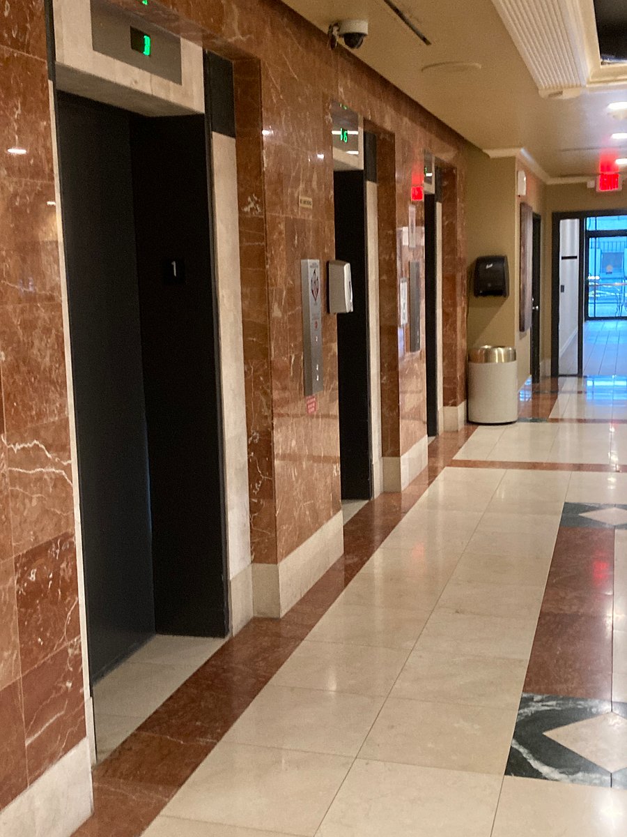 Elevators and lobby