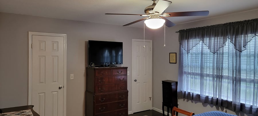 Master Bedroom - dresser, Smart TV