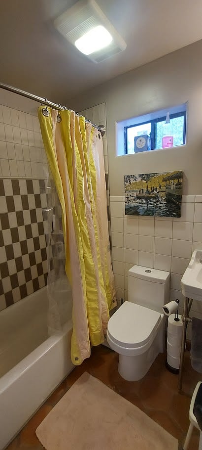 Newly remodeled bathroom.