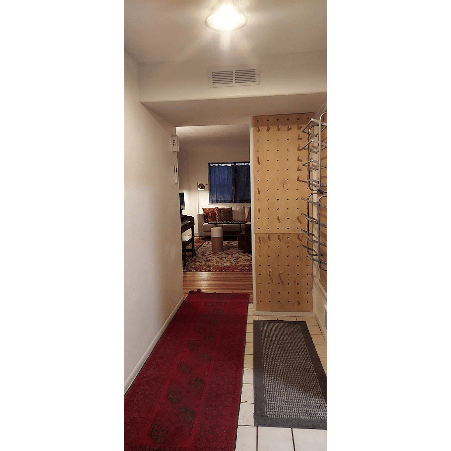 Lots of customizable front entry storage.