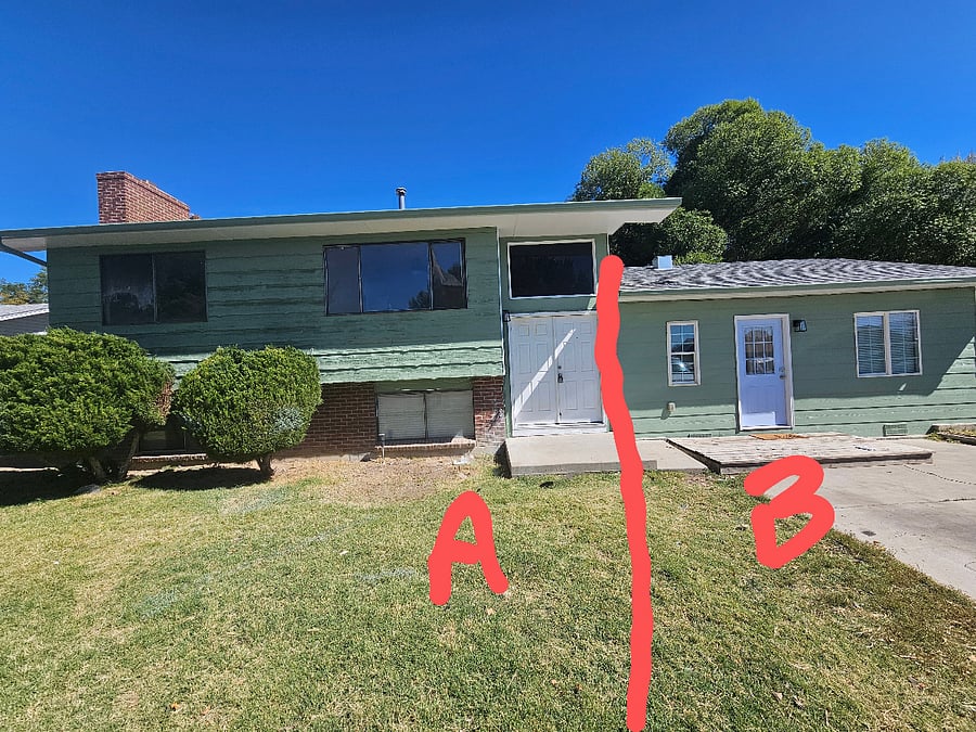 Unit B is fully furnished. Connected to unit A (4 bedroom long term rental). Separate fenced yards and designated parking for both units.