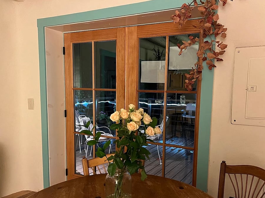 dining room (looking out towards deck)H