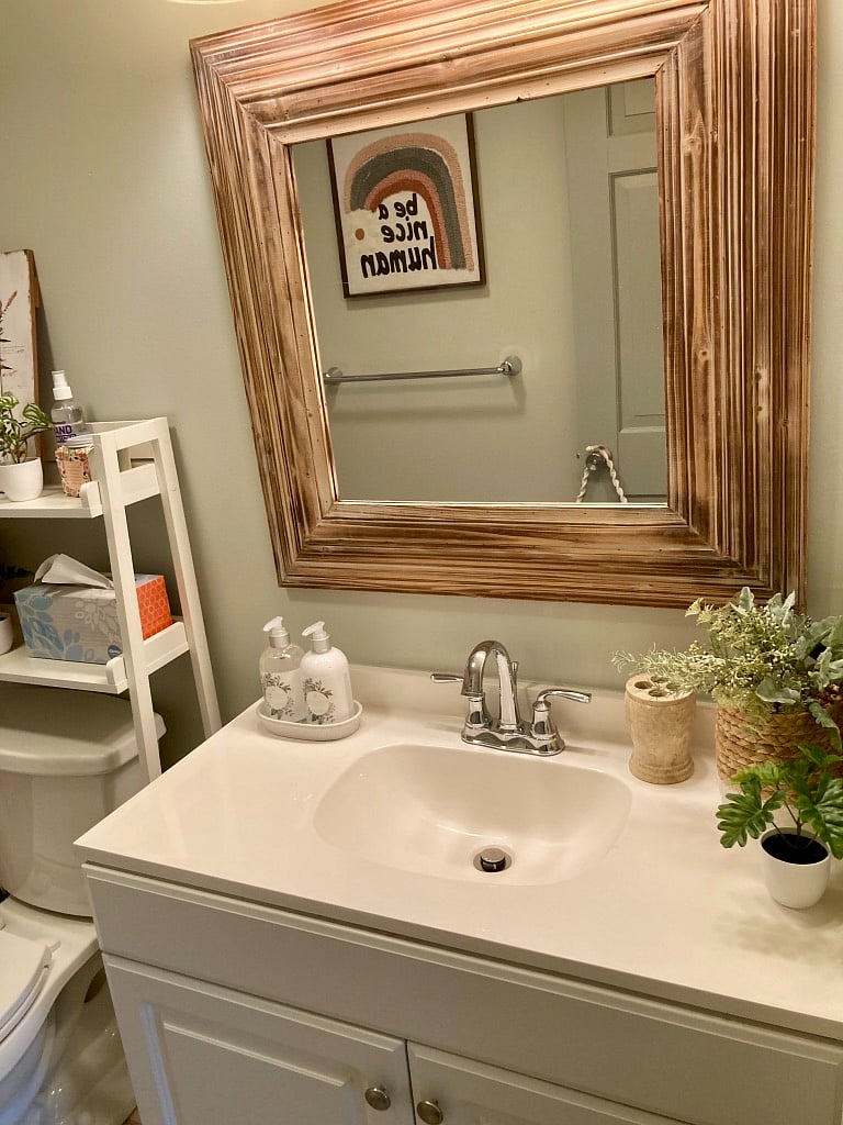 Full bath with shower and tub