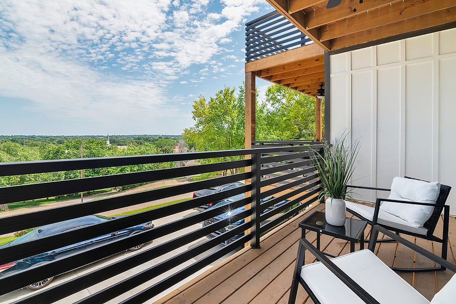 Step out from the open living area onto a 2nd private balcony, creating a seamless indoor-outdoor flow for relaxing or enjoying the view.