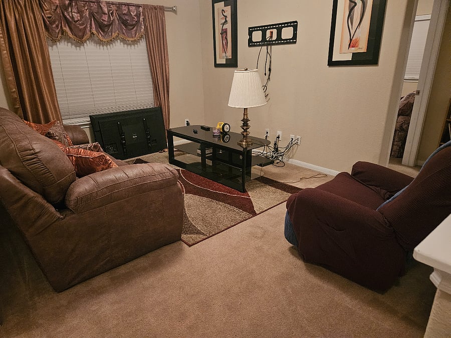 Upstairs TV room