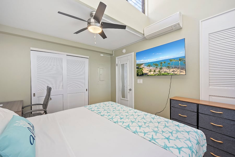 55' Smart TV in the master bedroom