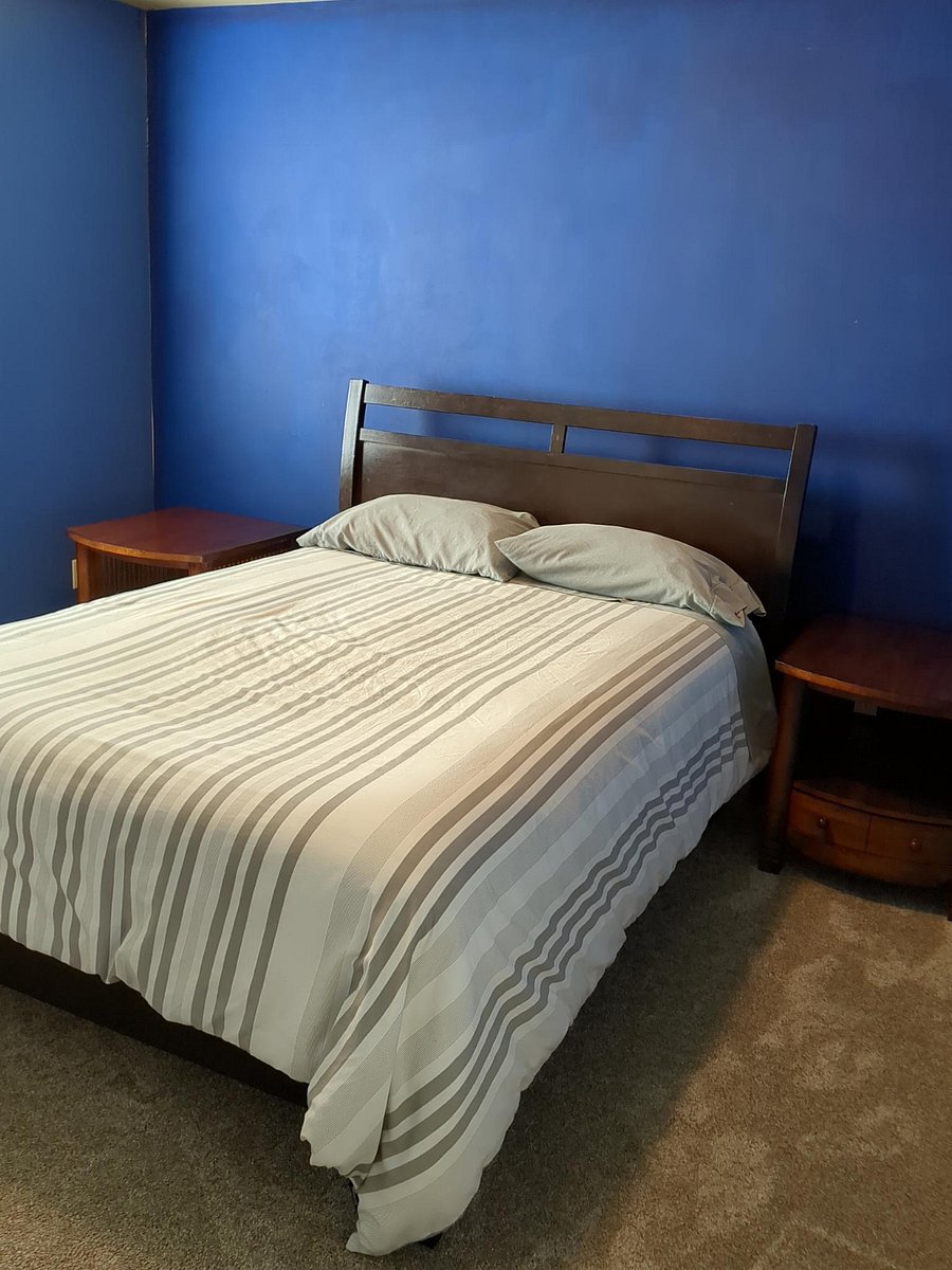 Bedroom 2: Comfy queen size bed.