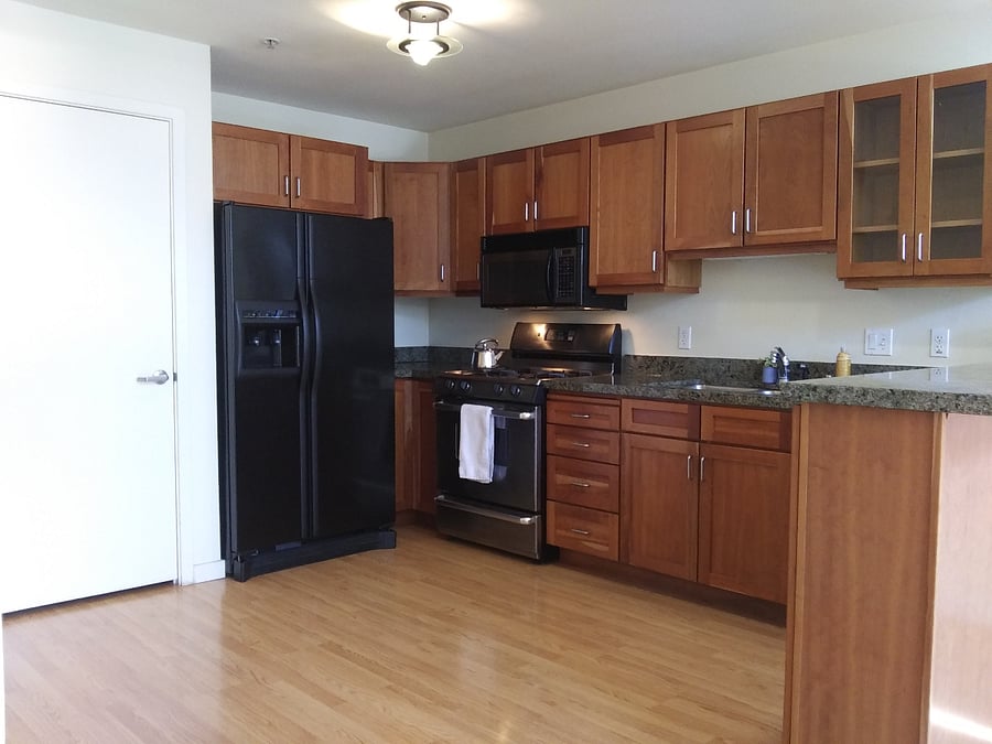 Spacious Granite/Stainless Steel Kitchen, Cherry Cabinets, 