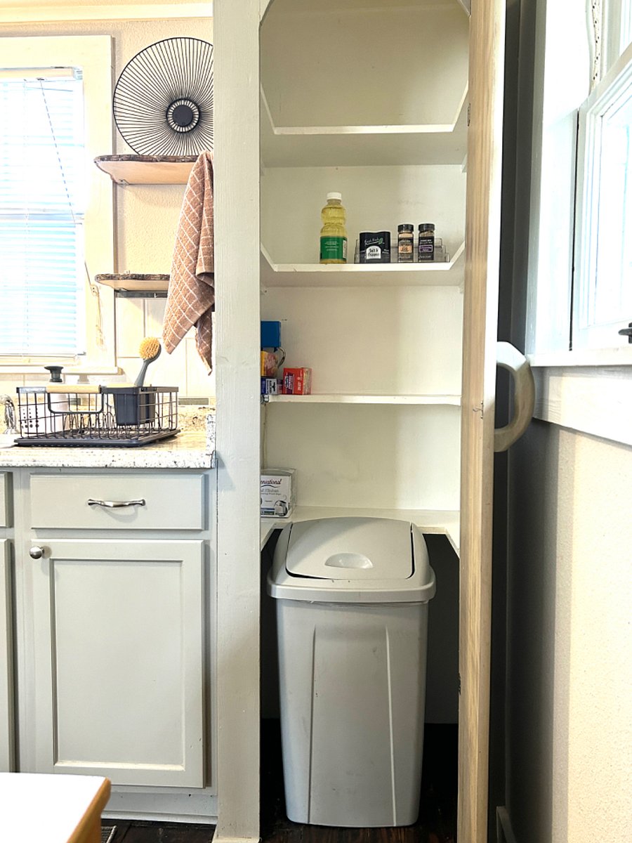Roomy pantry