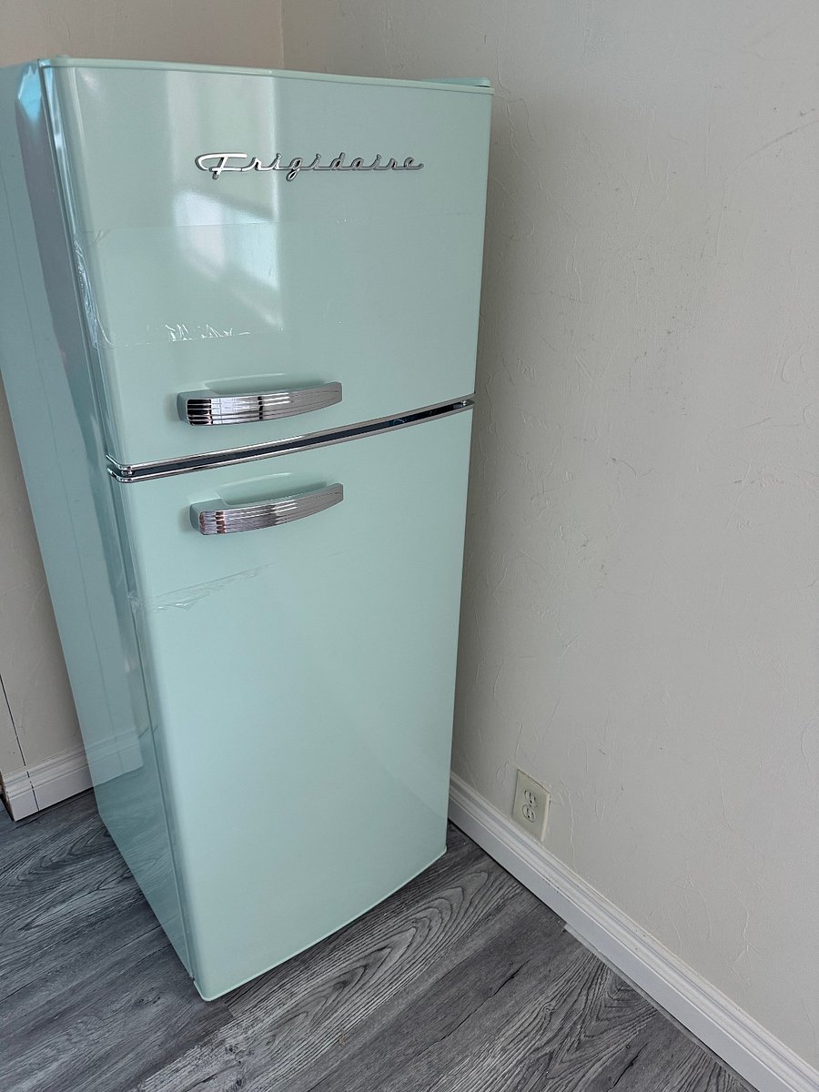 Brand new fridge and freezer gives you plenty of food options