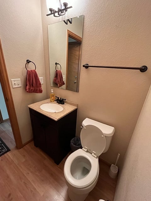 1/4 bath on main level