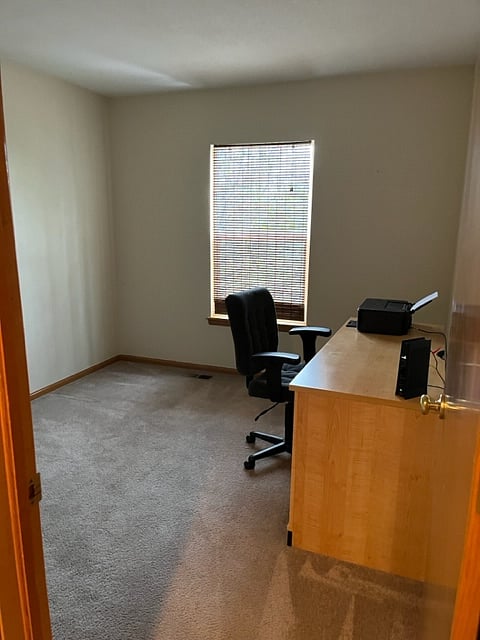 Office space; available for extra BR