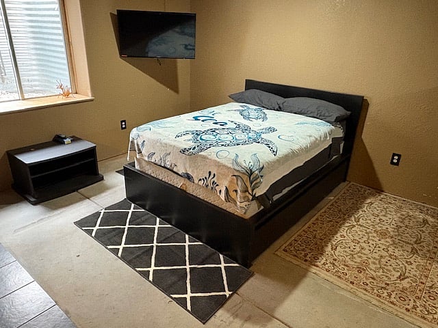 Additional BR in partially finished basement