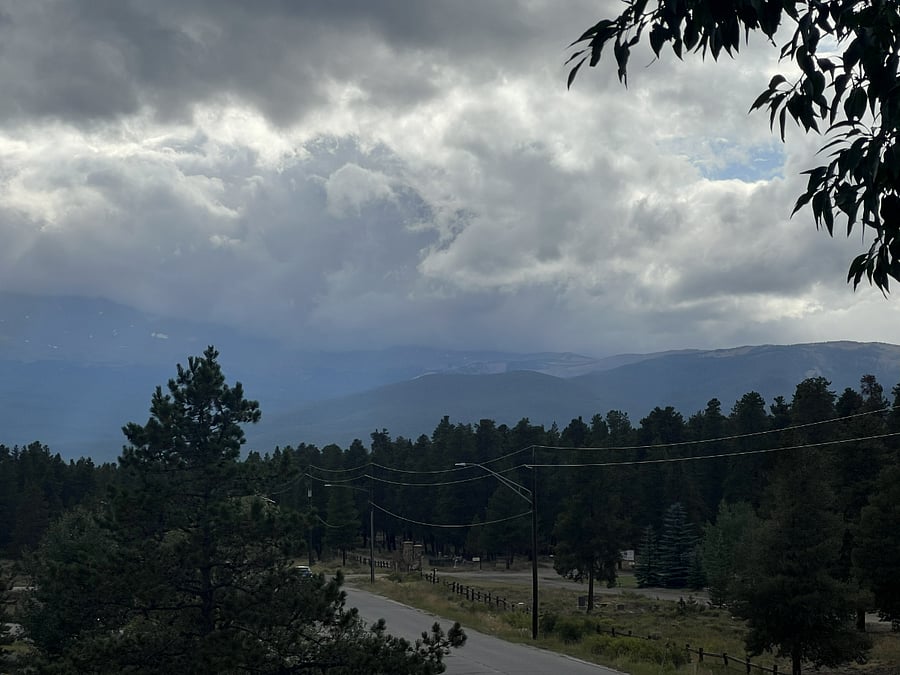 View off front deck