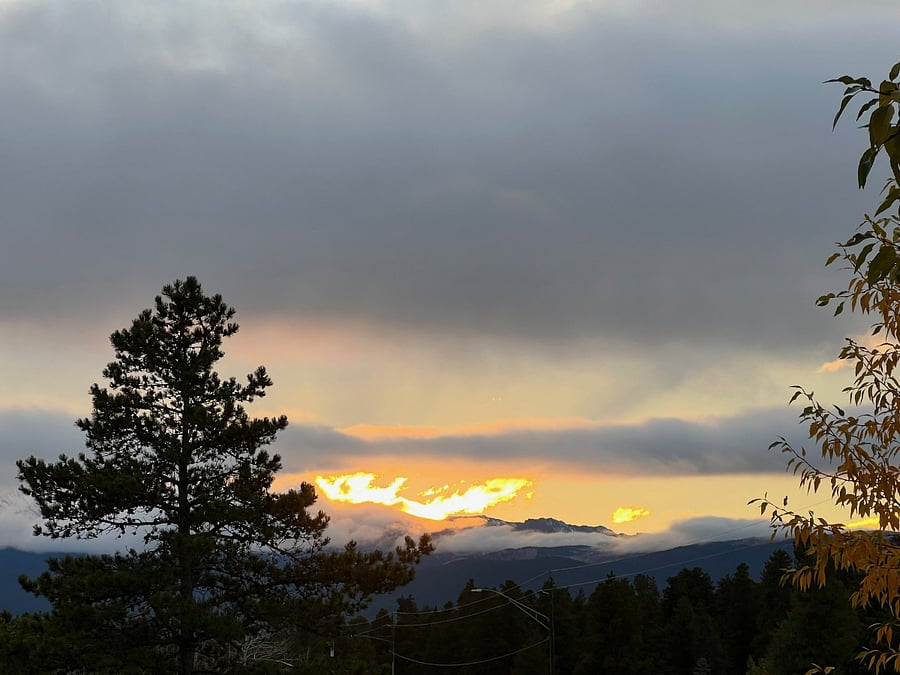 View off front deck