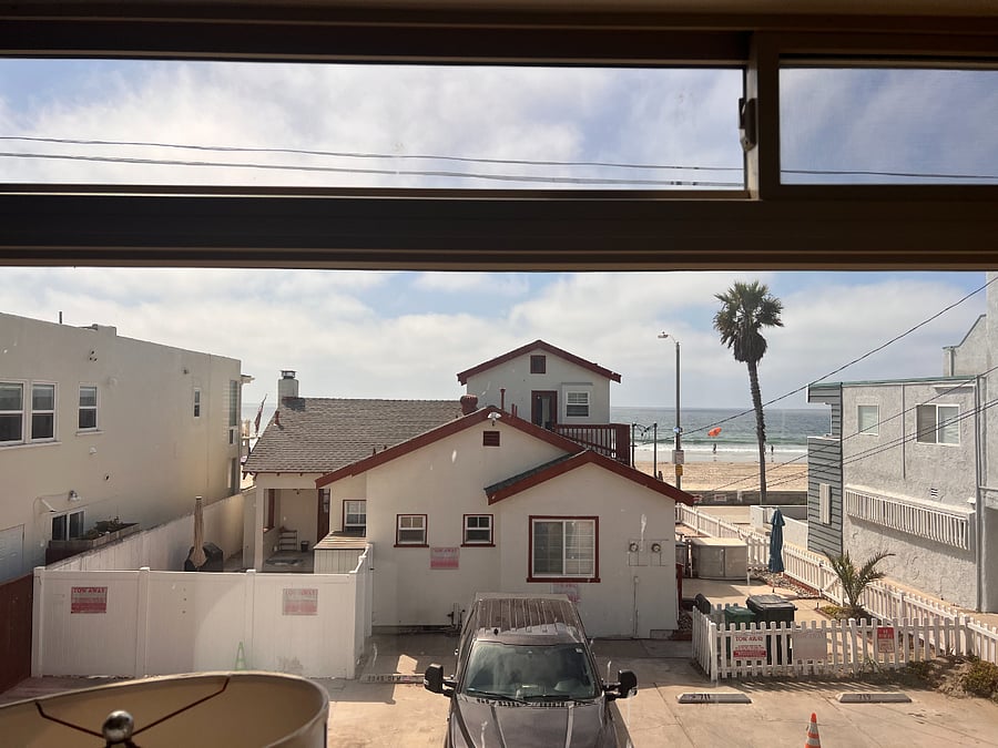 View from living room window!
