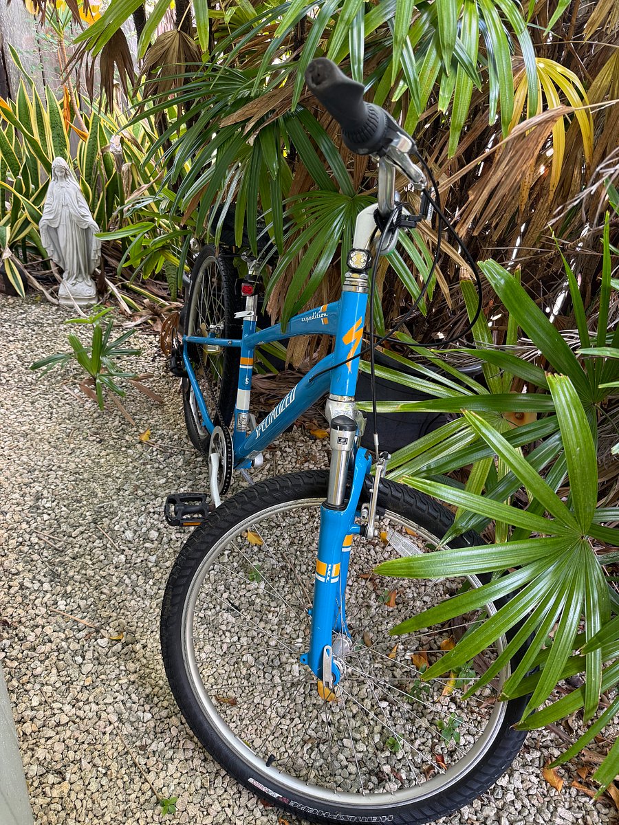 Bike and lock included in your rental for you to use