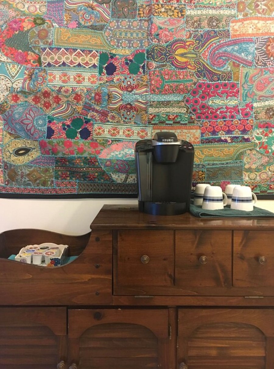 Downstairs: Coffee Station