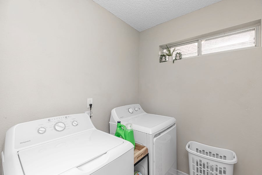 Laundry Room
- Washer
- Dryer