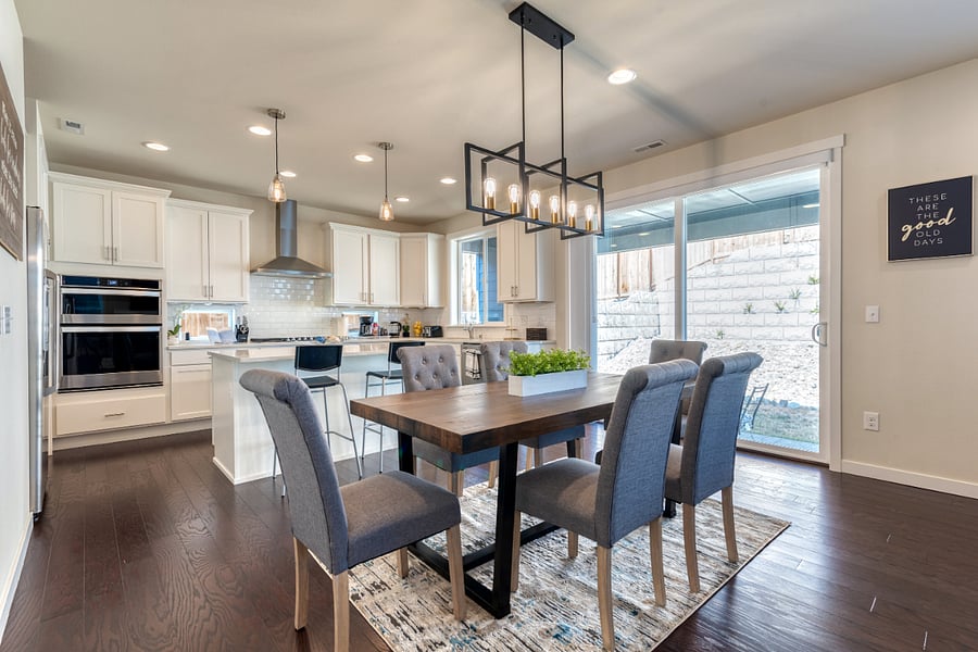 Dining area to gather and catch up with family and friends