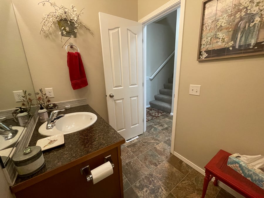 1/2 bath on main floor