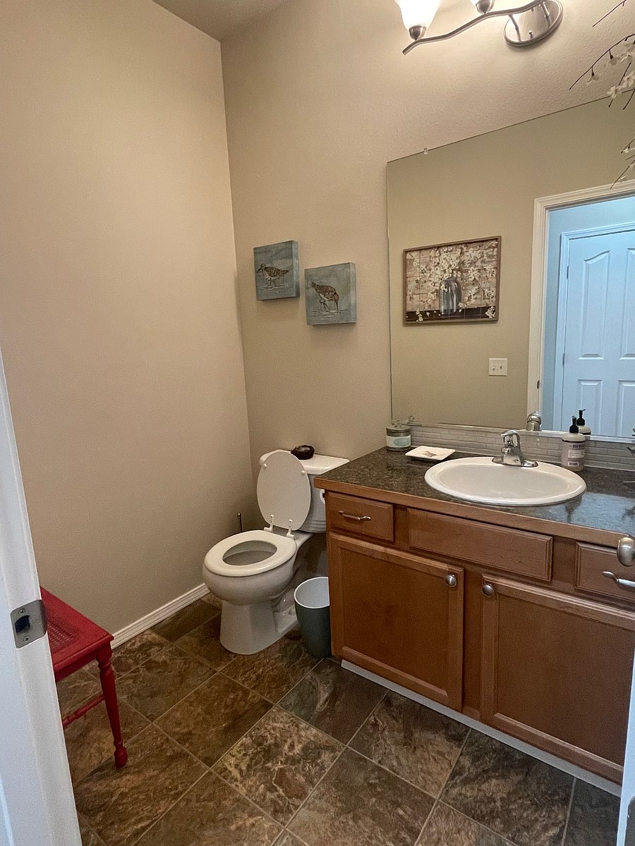 1/2 bath on main floor