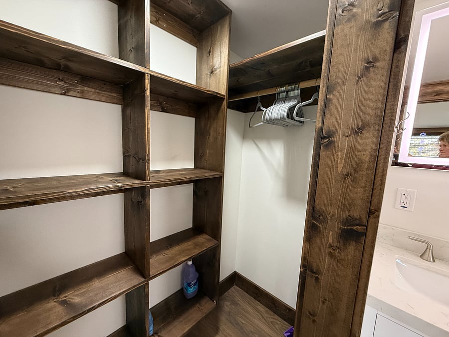 Master closet