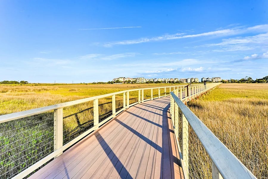 Our Private Beach Boardwalk