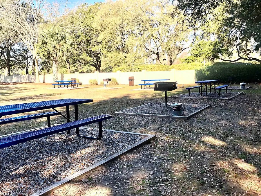 Our Picnic and BBQ area