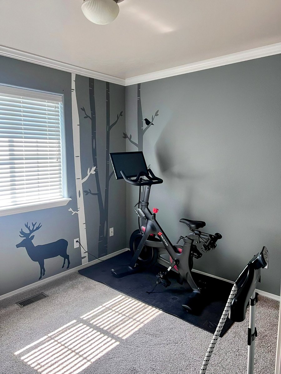 Spare room with peloton