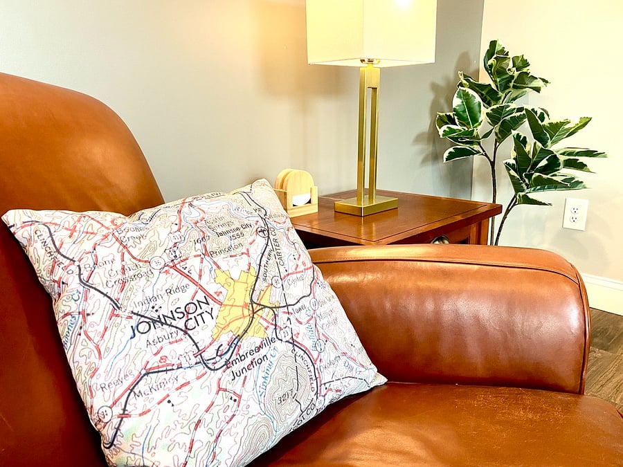 Living room detail.