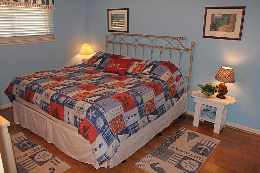 Master BR features King bed