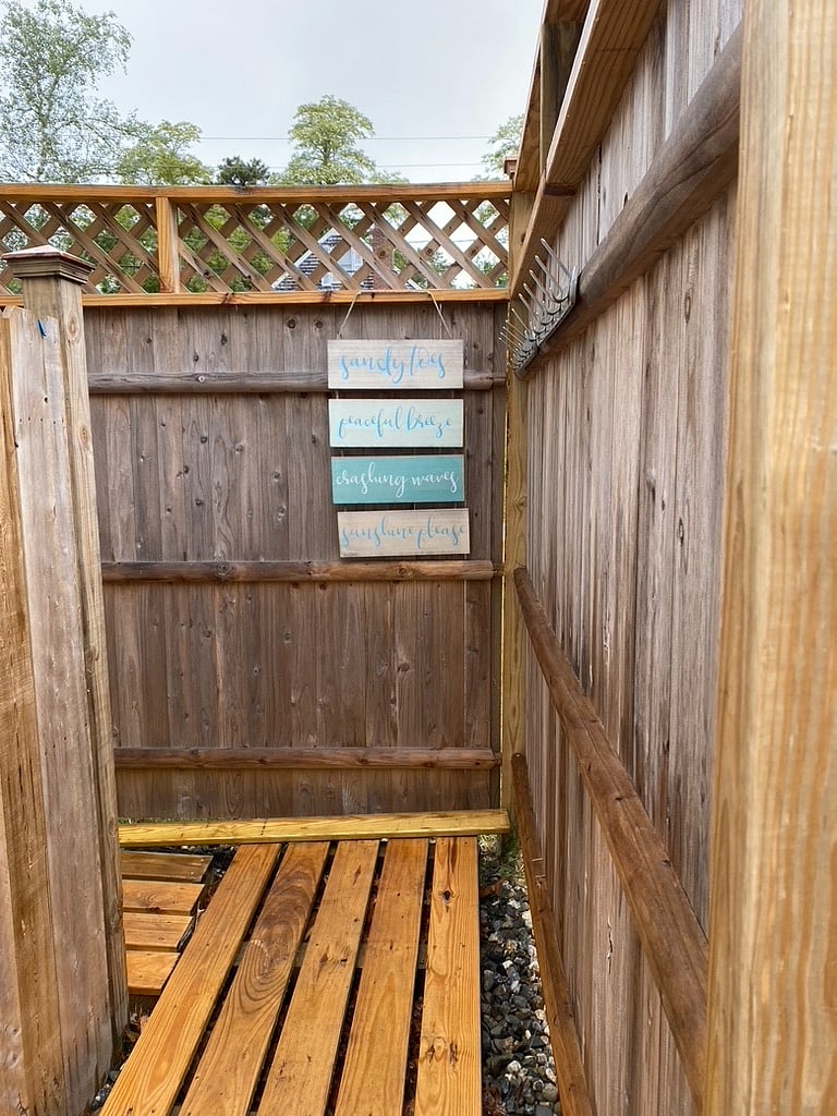 Outdoor shower