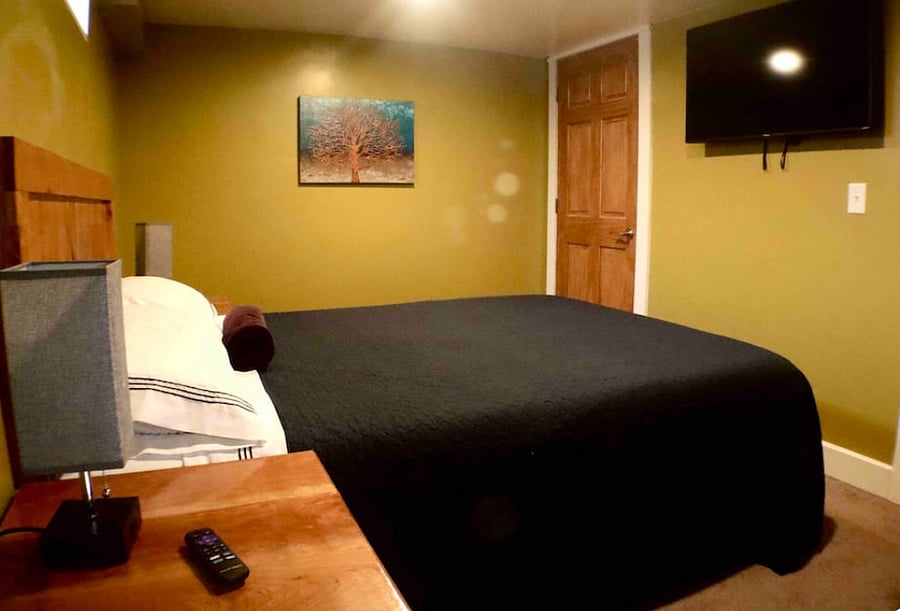 Basement bedroom