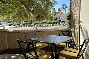 Downstairs patio