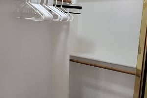 Walk in closet in second bedroom suite