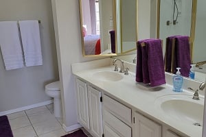 Bathroom in primary suite