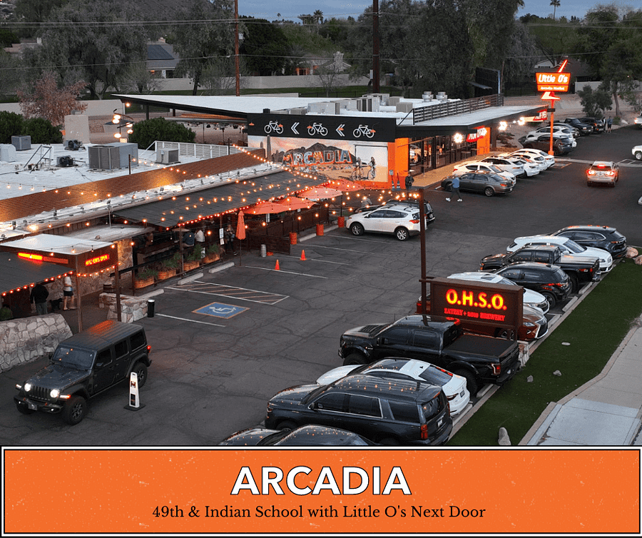 Lots of nearby eateries and brewery's