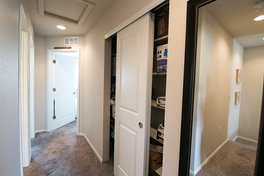 Storage in hallway