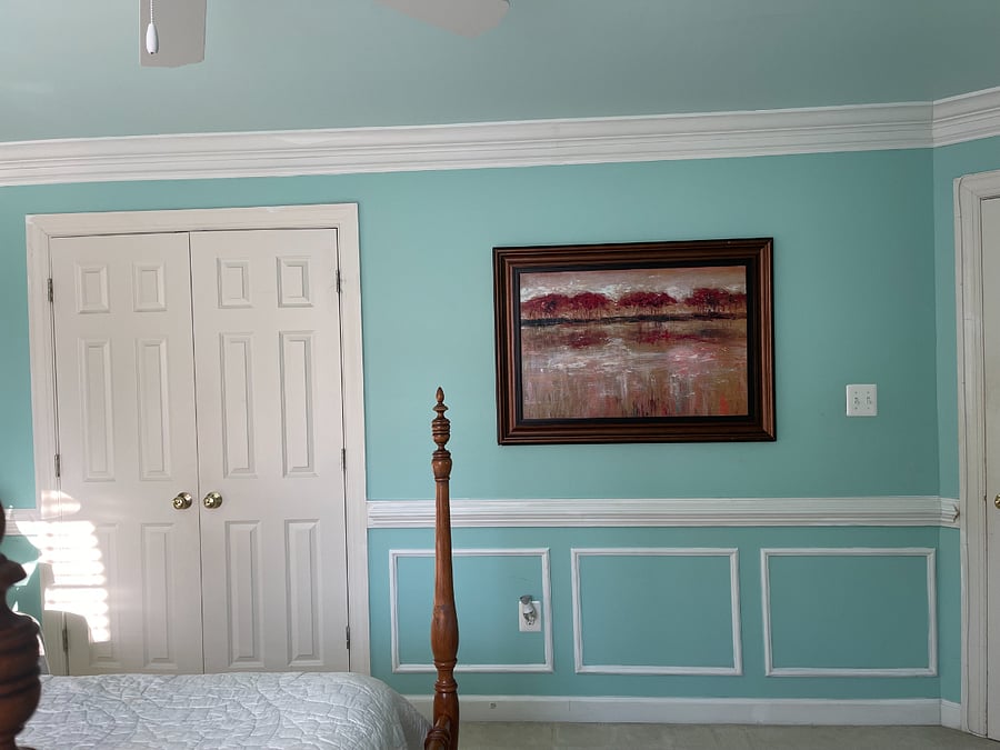 Room with Spacious Closet and Built-In Shelving